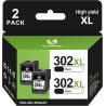 2 Tinteiros Compativeis, HP 302 XL Preto e Cor